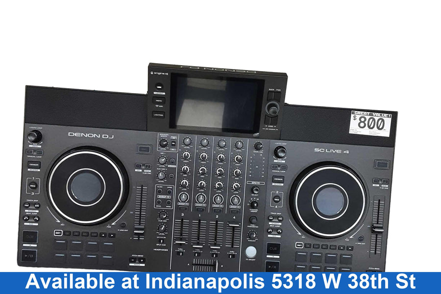 Denon Dj Sc Live 4 Black DJ Turntable