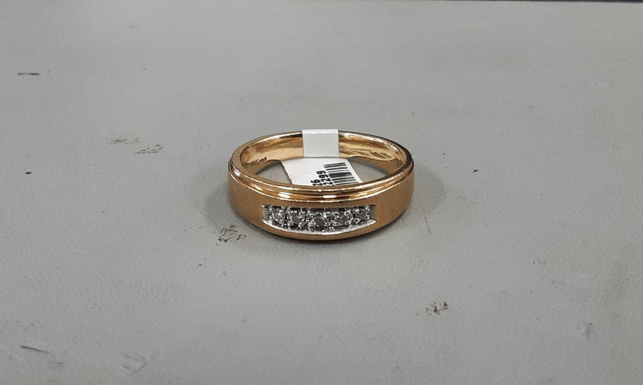 Ring - Wedding Band - Yellow Gold 14k (.585) 9 grams Size 11.5