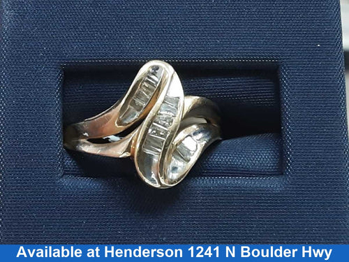 Women's Ring - Yellow Gold 10k (.417) 3 grams Size 8
