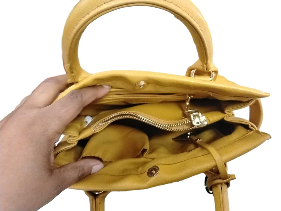 Bebe Yellow Purse / Handbag