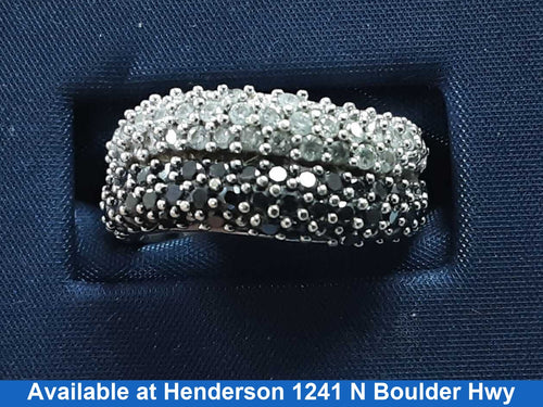 Women's Ring - White Gold 14k (.585) 5.4 grams Size 10.5