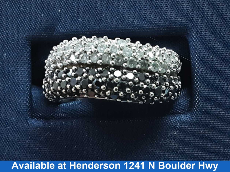 Women's Ring - White Gold 14k (.585) 5.4 grams Size 10.5