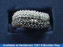 Women's Ring - White Gold 14k (.585) 5.4 grams Size 10.5