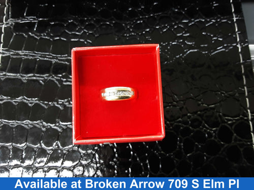 Ring - Wedding Band - Yellow Gold 14k (.585) 5.2 grams Size 20