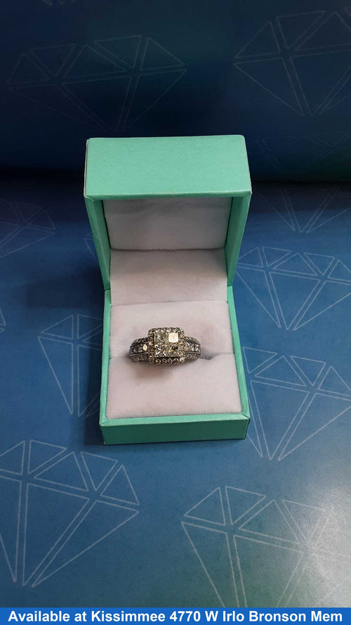 Women's Ring - White Gold 14k (.585) 9.4 grams Size 8