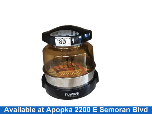 Nuwave Countertop Oven Air Fryer Black Small Kitchen Appliance