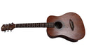 Luna Saf Mus Mah Brown Acoustic Classic Guitar