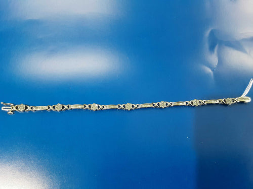 Bracelet - White Gold 10k (.417) 7.9 grams 8 inch
