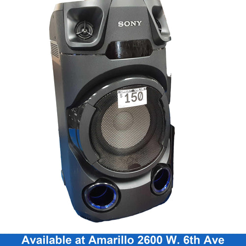 Sony Mhc-v13 Black Floor Speaker