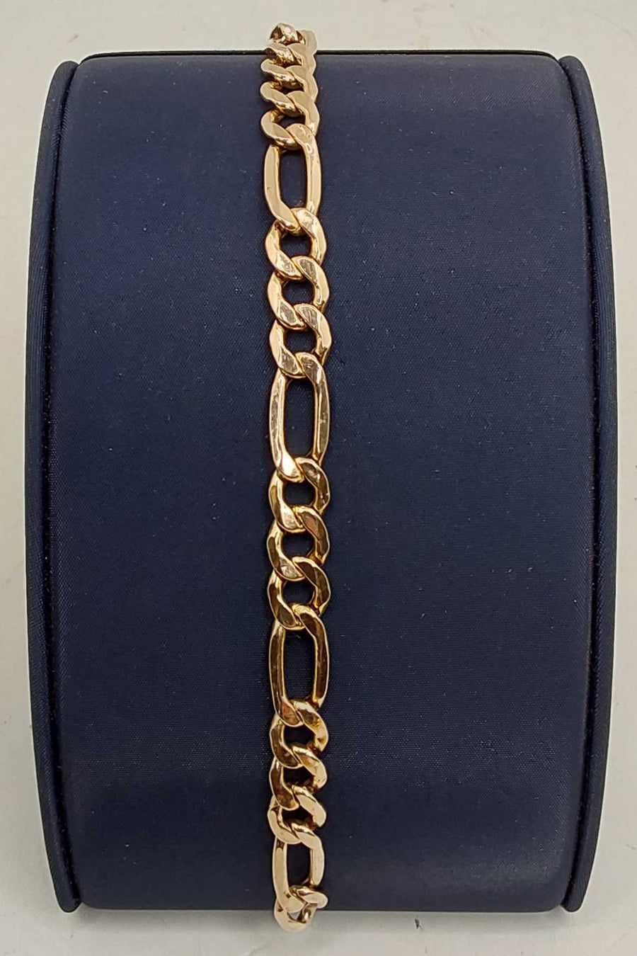 Figaro Bracelet - Yellow Gold 10k (.417) 8.21 grams 7 inch