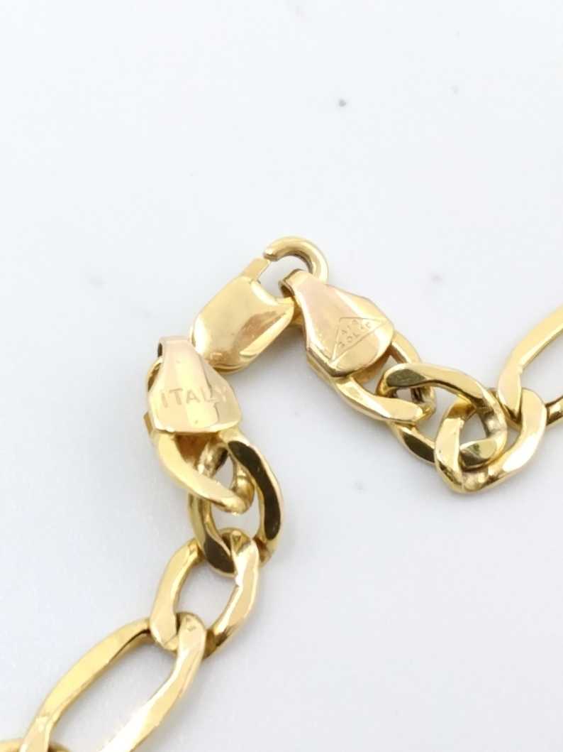 Figaro Chain - Yellow Gold 10k (.417) 5.1 grams 22 inch