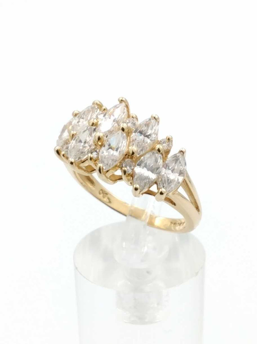 Women's Ring - Yellow Gold 14k (.585) 4.1 grams Size 9.5
