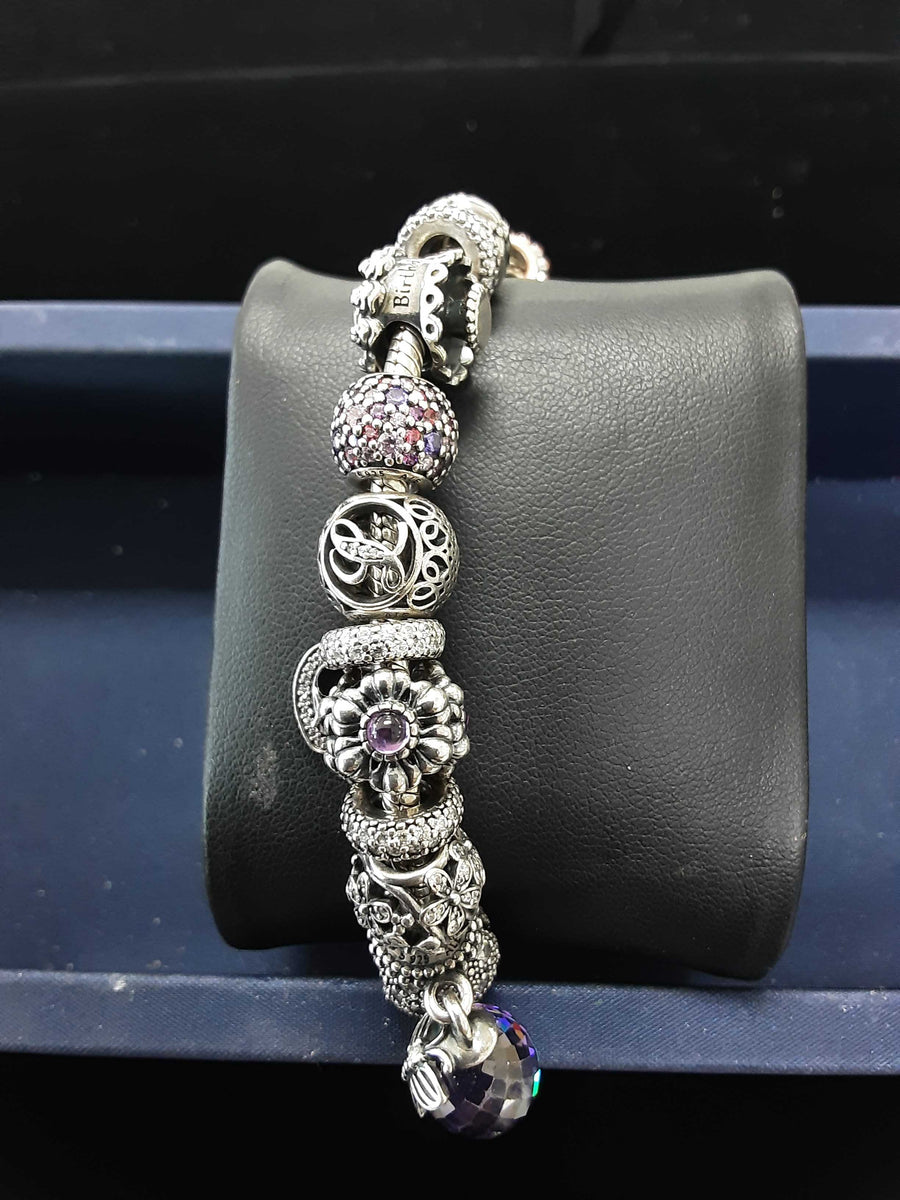 Bracelet - Silver 61.7 grams 8 inch