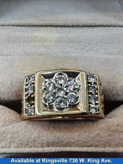 Men's Ring - Yellow Gold 10k (.417) 9.8 grams Size 10