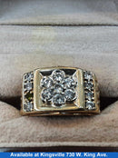 Men's Ring - Yellow Gold 10k (.417) 9.8 grams Size 10