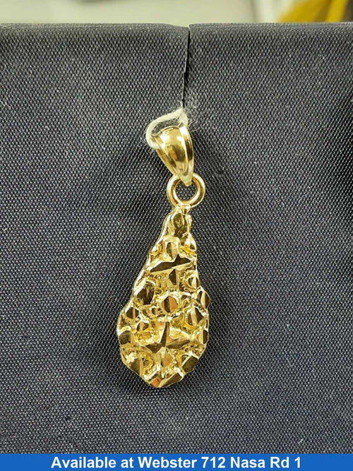 Nugget Pendant - Yellow Gold 10k (.417) 1.8 grams