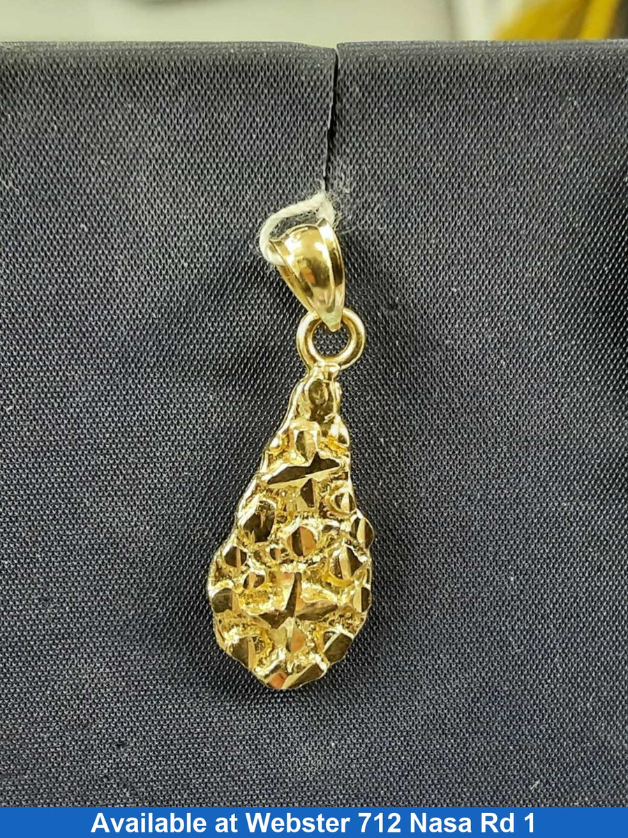 Nugget Pendant - Yellow Gold 10k (.417) 1.8 grams