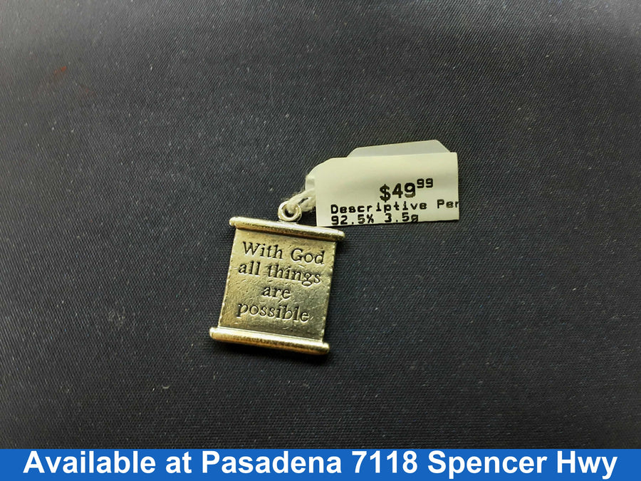 Pendant - Silver 3.5 grams
