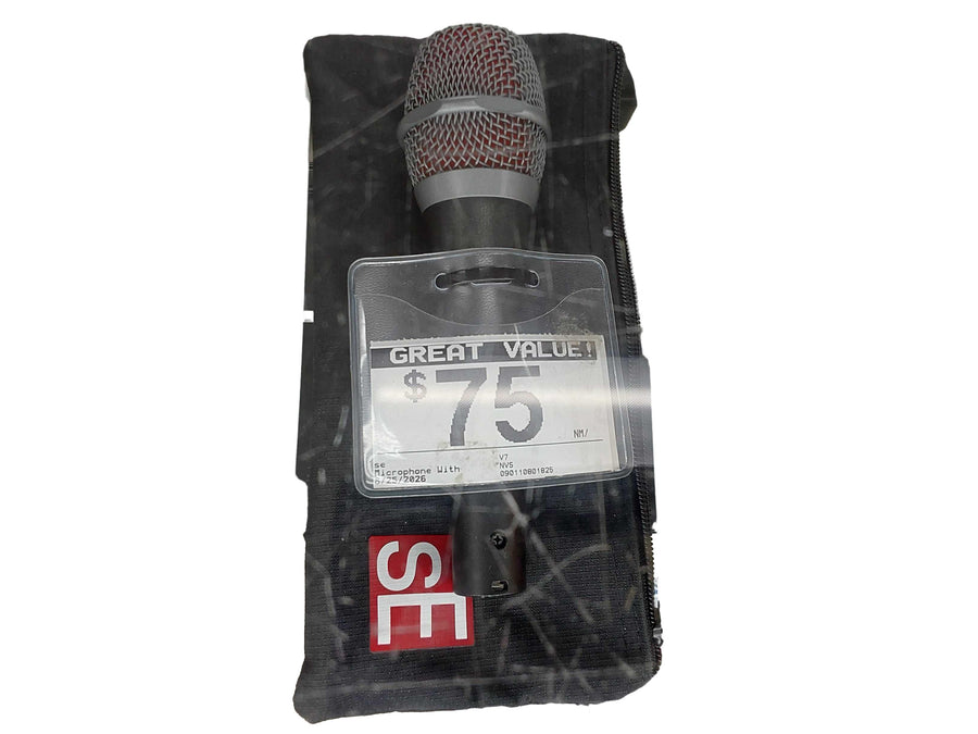 Se V7 Black Corded Microphone