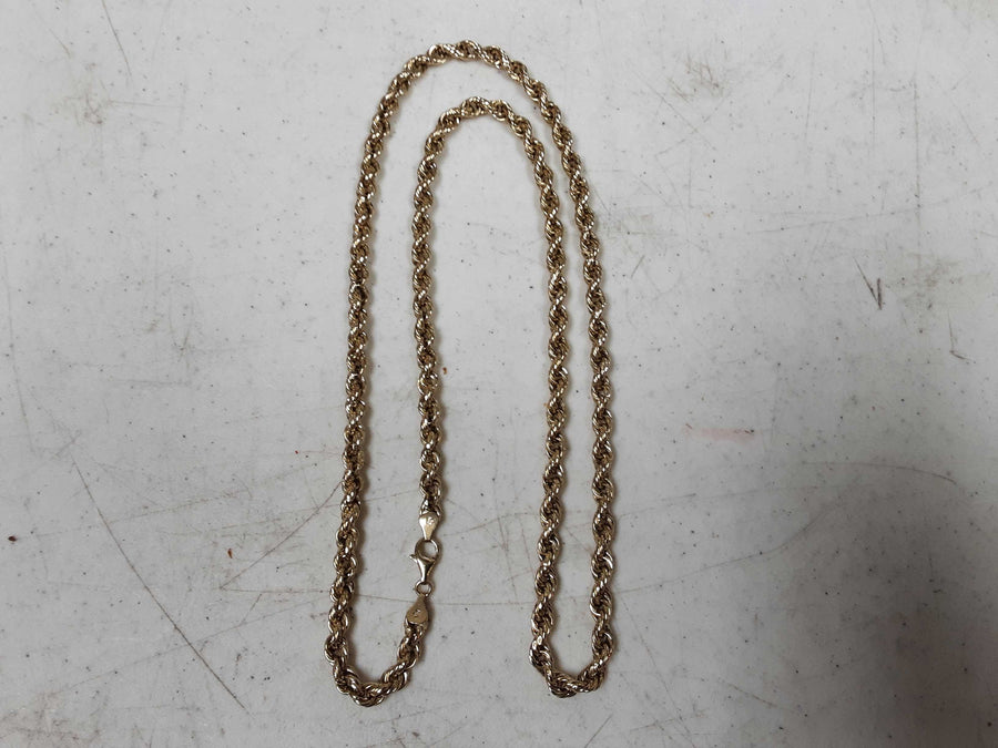 Rope Chain - Yellow Gold 10k (.417) 22.5 grams 32 inch