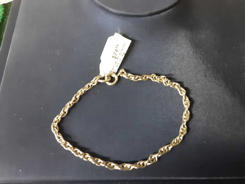 Cable Bracelet - Silver 4.4 grams 6 inch
