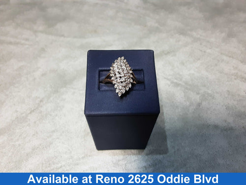 Women's Ring - Yellow Gold 14k (.585) 4.1 grams Size 11