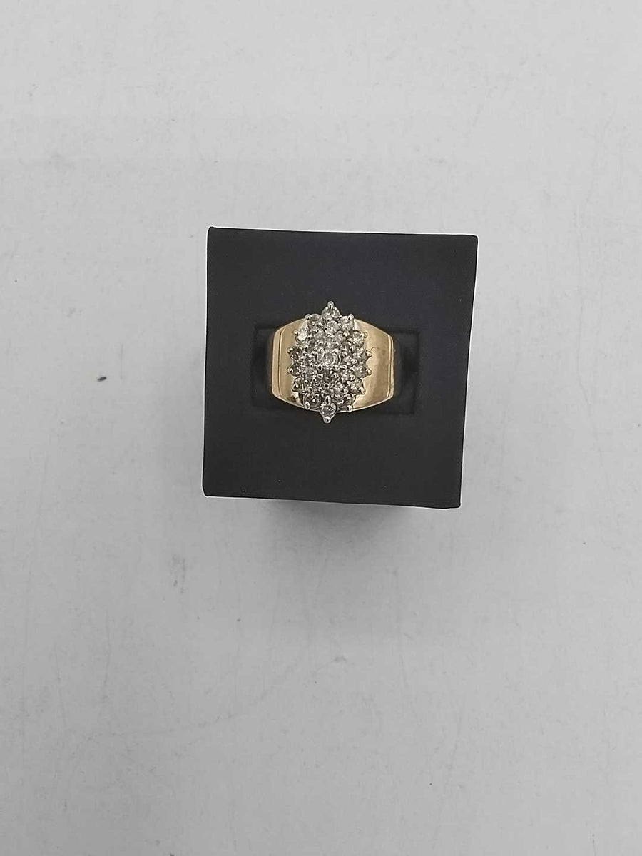 Women's Ring - Yellow Gold 10k (.417) 8.8 grams Size 20