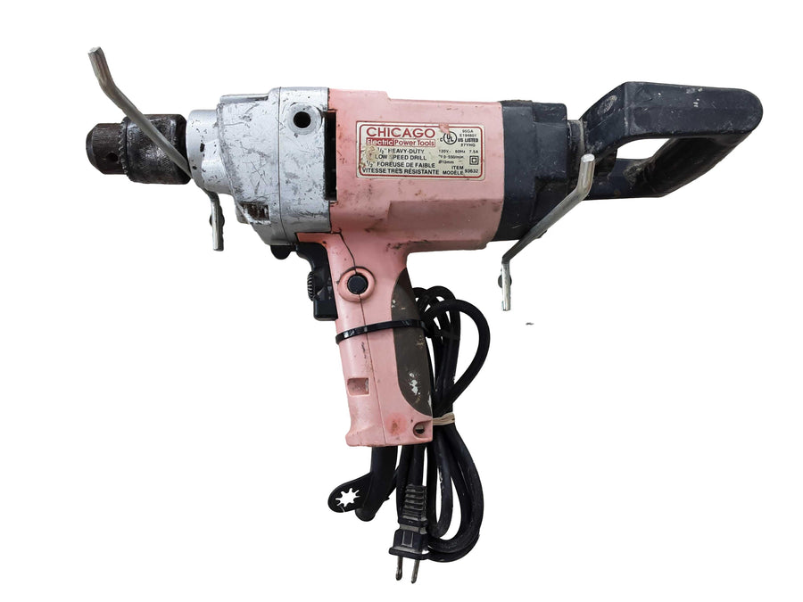 Chicago Electric 93632 Black Corded Standard Drill