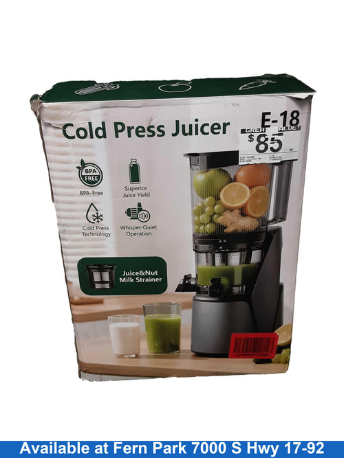 Slow Juicer E-18 Black Small Kitchen Appliance