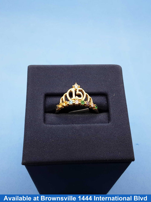 Women's Ring - Yellow Gold 10k (.417) 1.4 grams Size 7