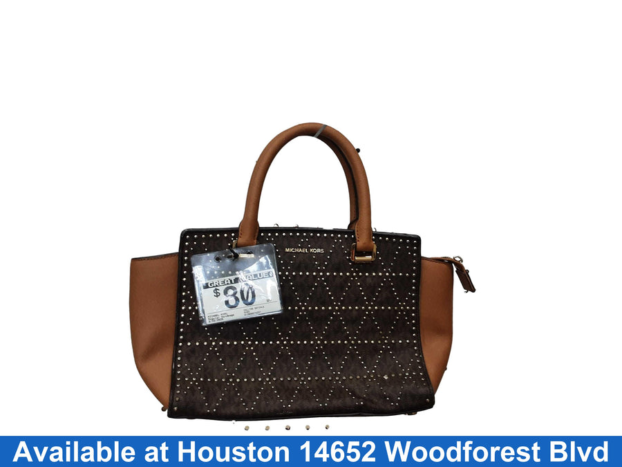 Michael Kors Collins Satchle Bag Black Purse / Handbag