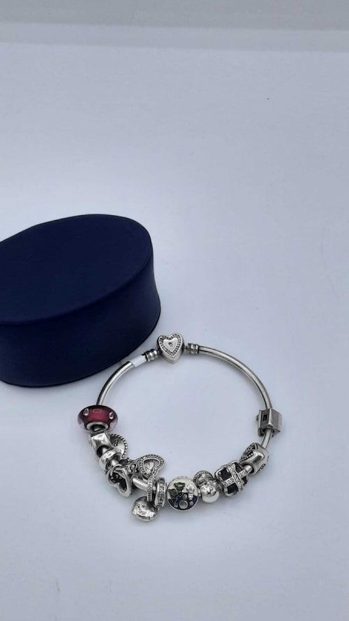 Bangle Bracelet - Silver 40.6 grams 9 inch