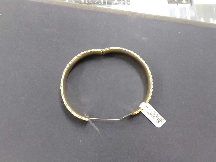 Bangle Bracelet - Yellow Gold 14k (.585) 18.1 grams 7 inch