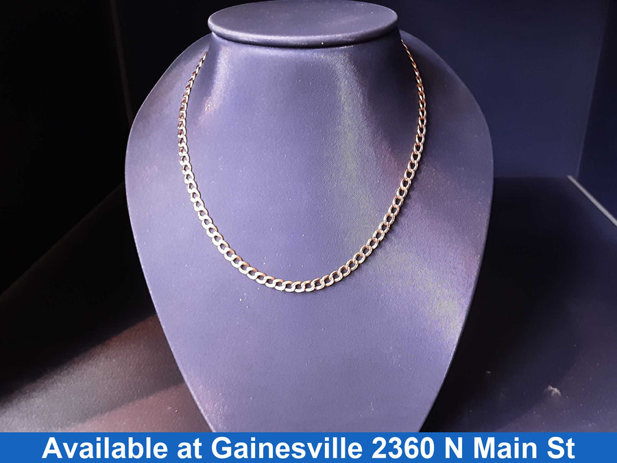 Cuban Link Chain - Yellow Gold 10k (.417) 4.1 grams 18 inch