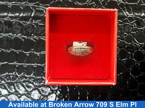 Women's Ring - Yellow Gold 10k (.417) 2.4 grams Size 5
