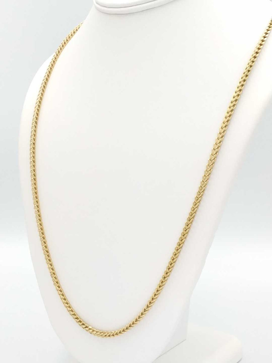 Fox Tail Chain - Yellow Gold 10k (.417) 10.8 grams 25 inch