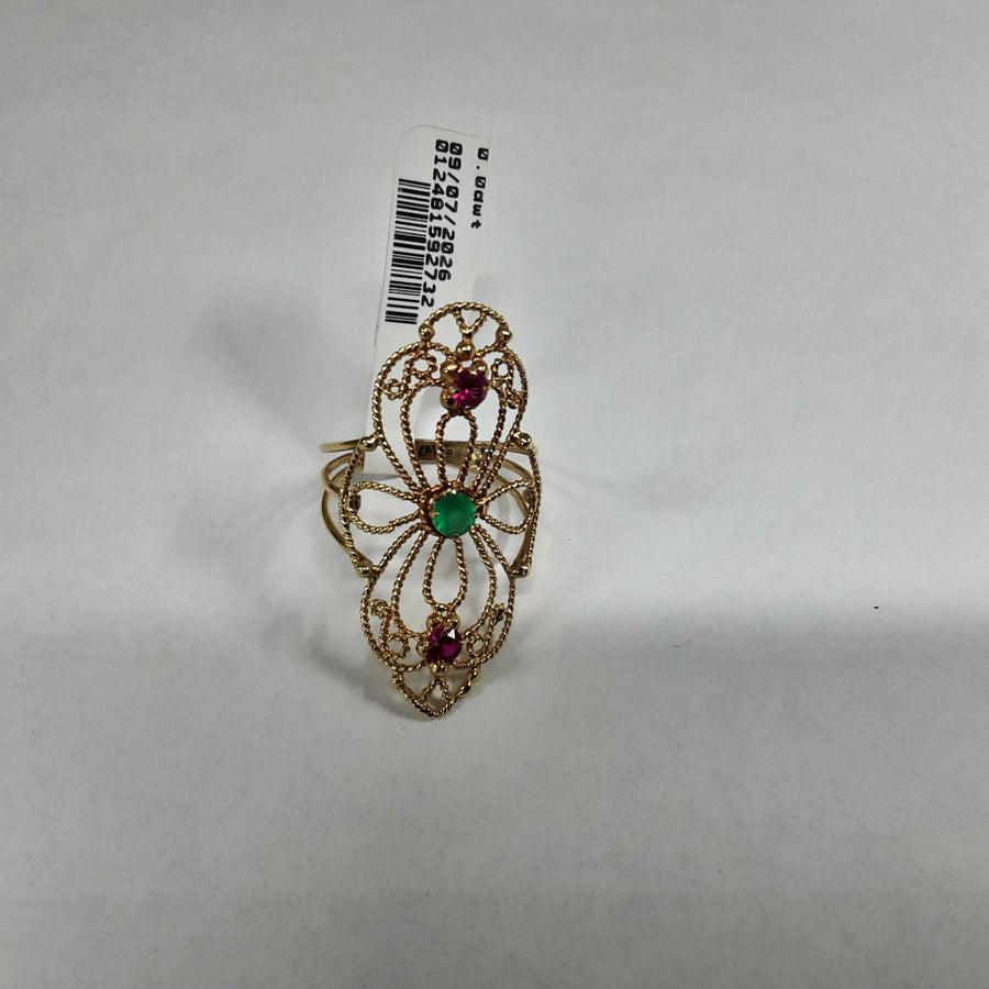 Women's Ring - Yellow Gold 10k (.417) 3.1 grams Size 7