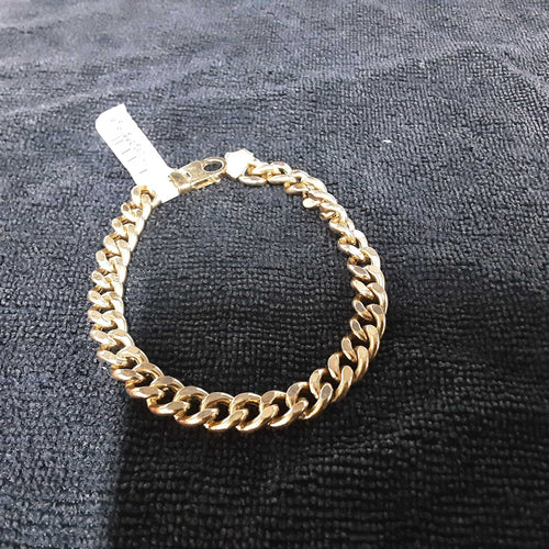 Cuban Link Bracelet - Yellow Gold 14k (.585) 18.9 grams 8 inch