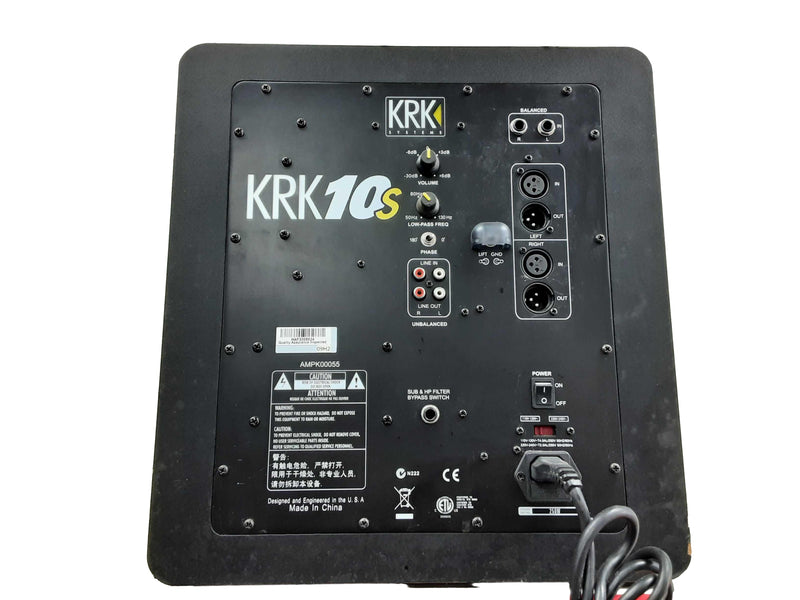 Krk Systems Krk 10s Black Studio Monitor Speaker