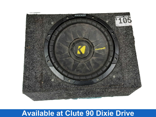 Kicker Comps Black Car Sub-Woofer