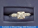 Women's Ring - Anniversary - White Gold 14k (.585) 2 grams Size 7