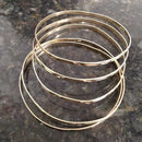 Bangle Bracelet - Yellow Gold 10k (.417) 27.1 grams 5 inch