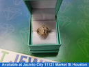Women's Ring - Tricolor Gold 14k (.585) 3.7 grams Size 20