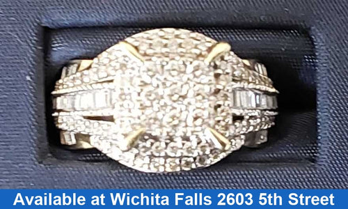 Ring - Wedding Set - Yellow Gold 10k (.417) 4.6 grams Size 7