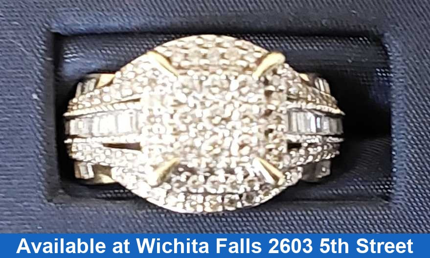 Ring - Wedding Set - Yellow Gold 10k (.417) 4.6 grams Size 7