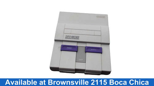 Nintendo Super Nes Gray Video Game Console