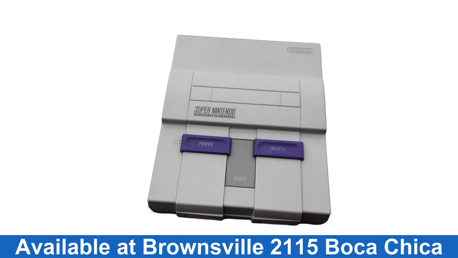 Nintendo Super Nes Gray Video Game Console