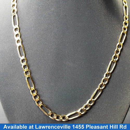 Figaro Chain - Yellow Gold 14k (.585) 19.7 grams 26 inch
