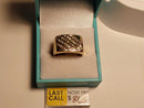 Men's Ring - Yellow Gold 14k (.585) 7.8 grams Size 9