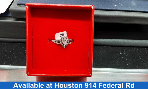 Women's Ring - White Gold 10k (.417) 1.4 grams Size 6